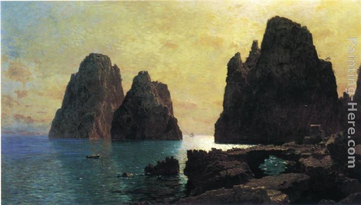 William Stanley Haseltine The Faraglioni Rocks